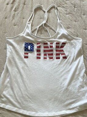 Pink Americana tank